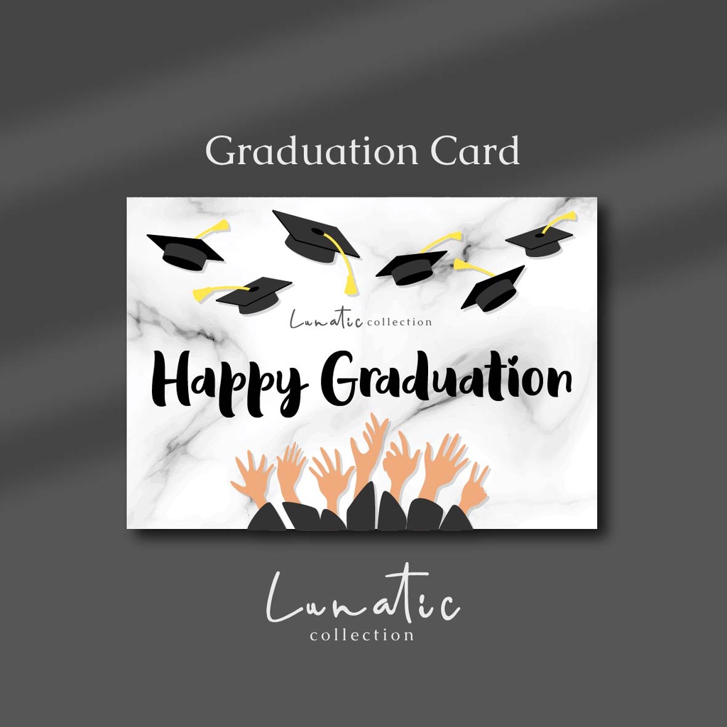 LUNATIC Greeting Card - HAPPY GRADUATION