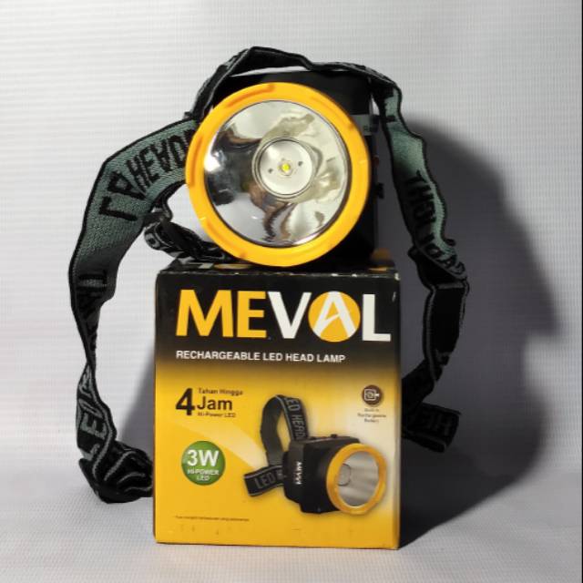 LAMPU SENTER KEPALA BESAR MEVAL
