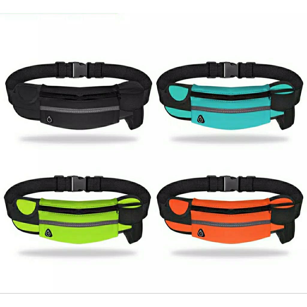 TAS PINGGANG HANDPHONE/ TAS SEPEDA WATERPROOF WAIST BAG RUNNING BELT ANTI AIR IMPOR - TAS 243