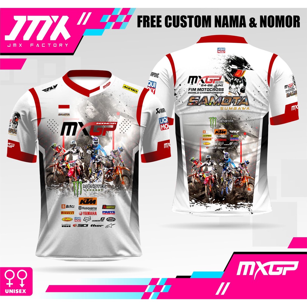 kaos mxgp 2022 samota jersey mxgp jersey motocross enduro trail trabas lengan pendek