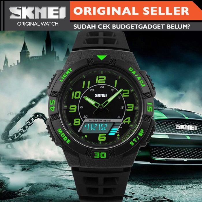 SKMEI Men Sport LED Watch Water Resistant 50m - AD1065