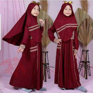 Baju Gamis Muslim Anak Katun Kaos Adem Usia Umur 1 2 3 4 5 Baju Gamis Muslim Anak Katun Kaos Adem Usia Umur 1 2 3 4 5