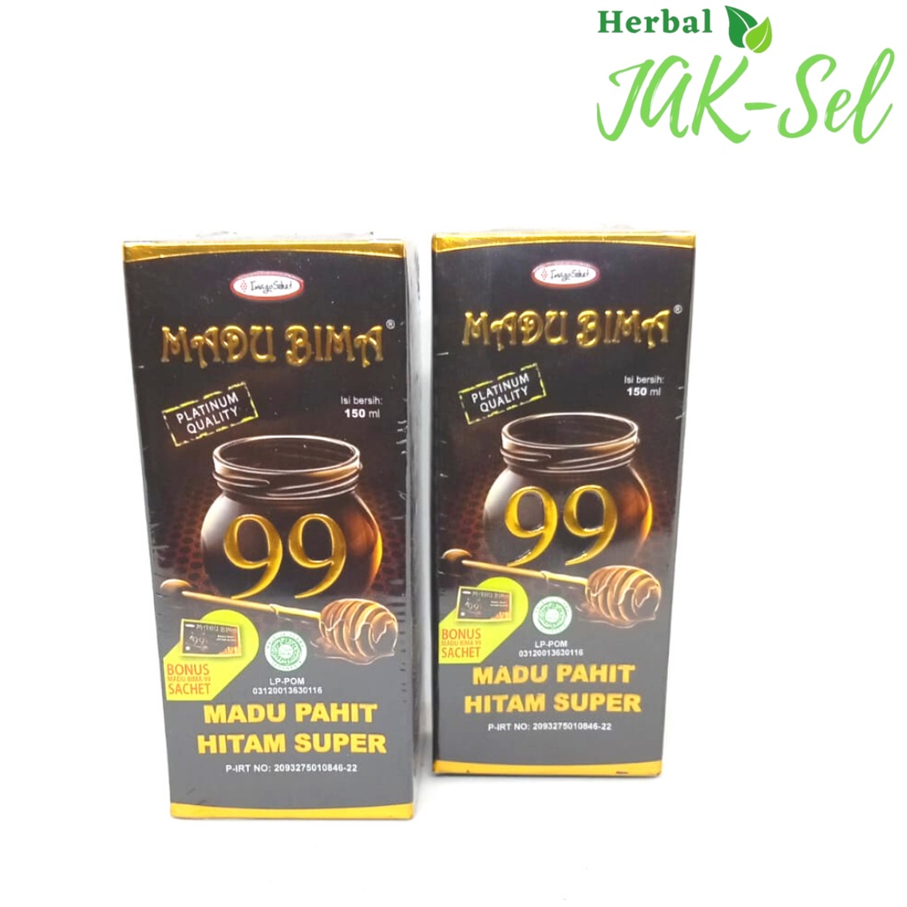 madu bima99 madu pahit hitam super 150ml