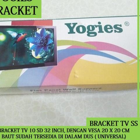 ✹ BRACKET TV YOGIES 17 - 32 INCI / BRAKET TV LED / BREKET TV LCD YOGIES 17-32" ❅