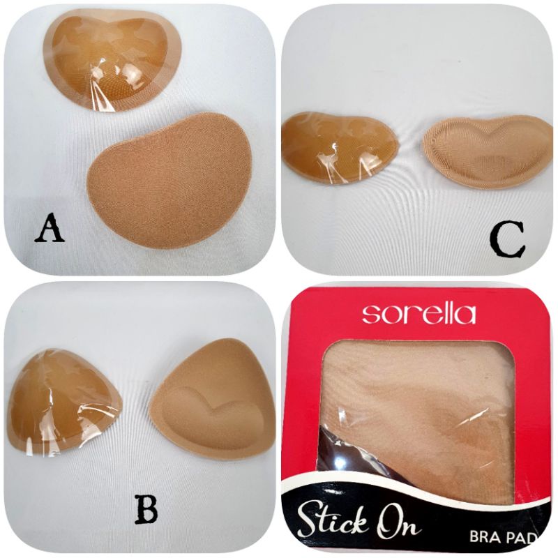 BRA PAD SORELLA-silicone bra pad|niple pad|busa tambahan