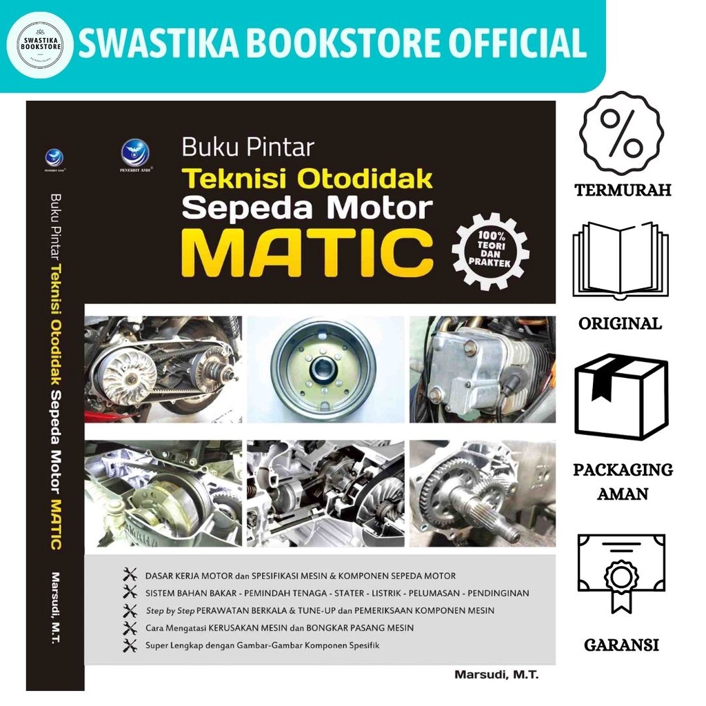 Jual Buku Pintar Teknisi Otodidak Sepeda Motor Matic | Shopee Indonesia