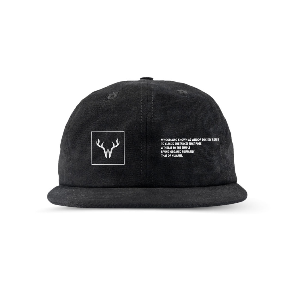 Whoopculture  &quot;Substance&quot; Black Baseball Caps