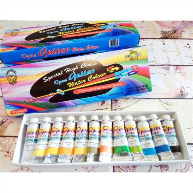 

Cat Air / Cat Air Lukis Opini / Cat Air 12 Warna Berkualitas / Water Colours Opini