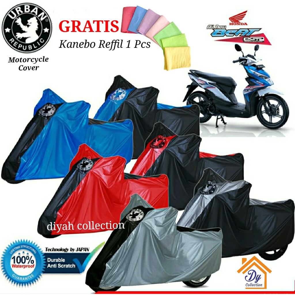 (ORI) COVER MOTOR URBAN HONDA BEAT FREE KANEBO ReFIIL 1PCS