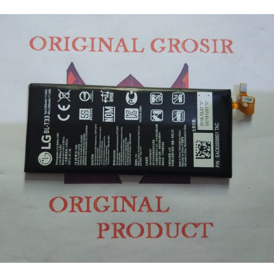 Baterai battery LG Q6 BL-T33 LG Q6 Original100%