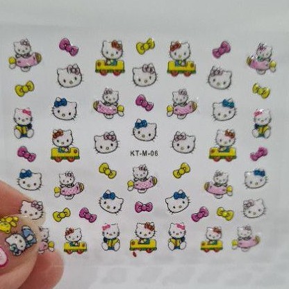 Hello Kitty Water Transfer Nail Art Sticker