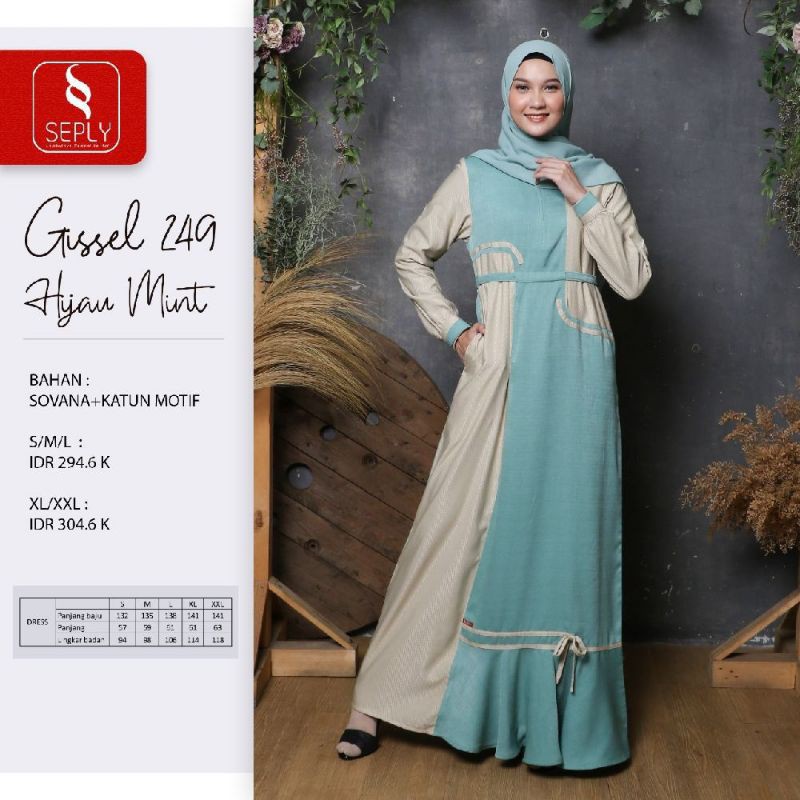 SEPLY GISSEL 249 HIJAU MINT
