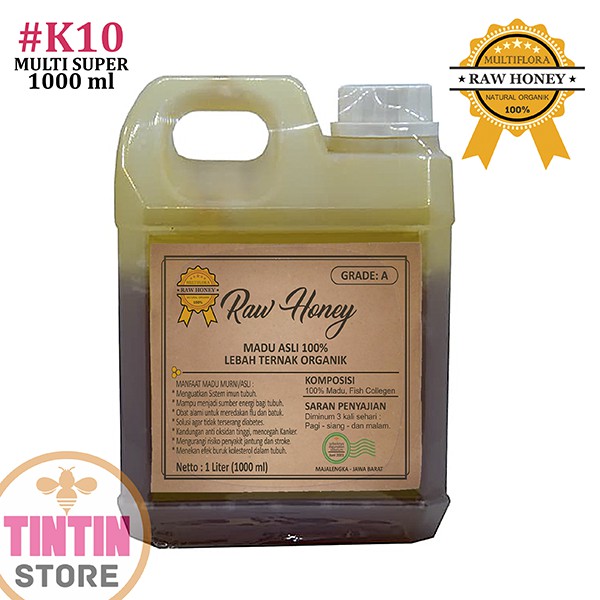 

Madu Asli / Madu Murni Alami / Raw Honey / Madu Mentah / Super Original Netto 1 Kg / 1000 gram | COD