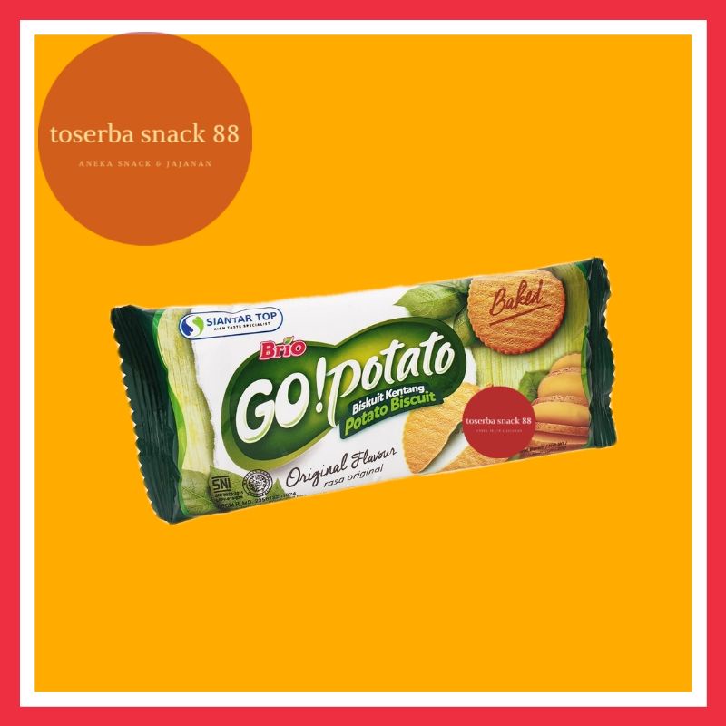 

GO! POTATO/Potato Biscuit Renyah & Gurih (20 gram)