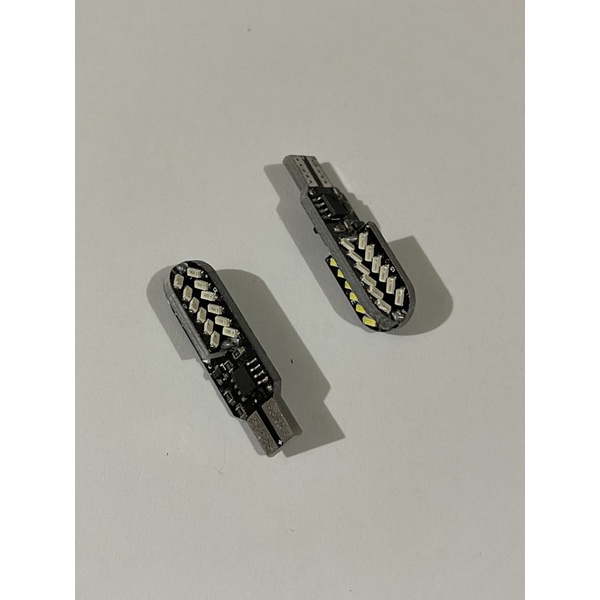 2 pcs Lampu T10 Model Belimbing 48 LED senja sein strobo Rgb super terang