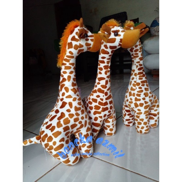 Boneka jerapah size l ukuran 40 cm