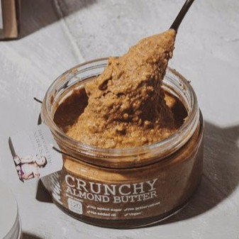 

NUDE x Andrea - Crunchy Almond Butter 200g | Vegan, Diet, Gluten Free, Dairy Free, Keto Friendly Selai Sehat Healthy