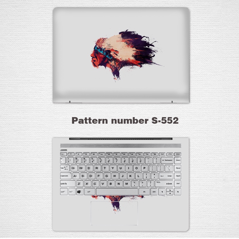 2 Pcs Stiker Pelindung Laptop Notebook DELL latitude 7378 Inspiron 15-5000 13-7000 Bahan VINYL Dengan Perekat