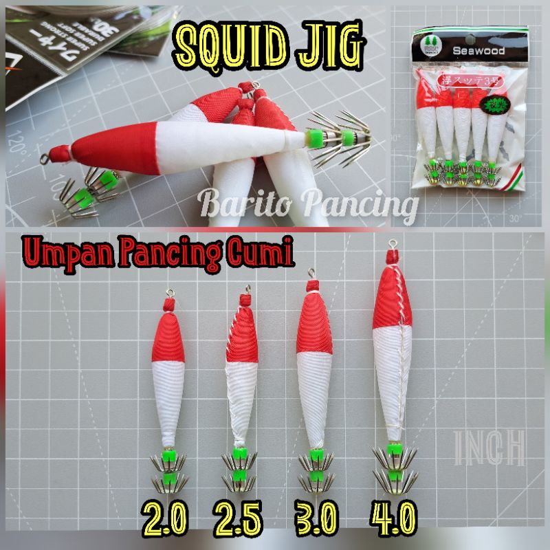 APOLLO Squid Jig Umpan Pancing cumi umpan pancing
