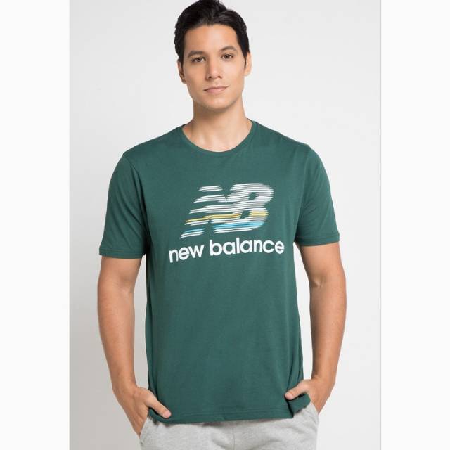 New balance T shirt Hijau
