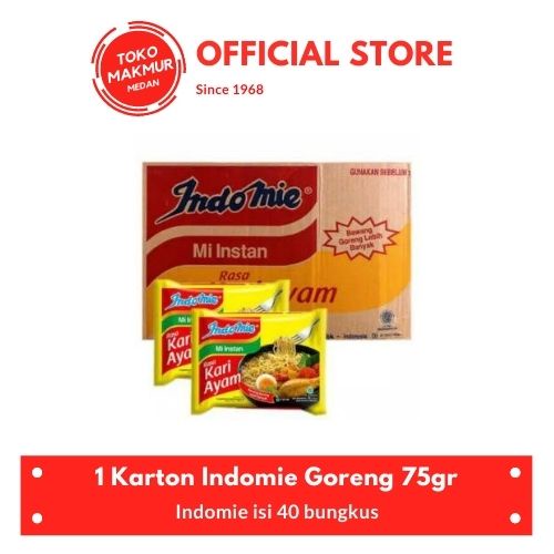 1 KARTON INDOMIE KARI AYAM 80GR ISI 40PCS