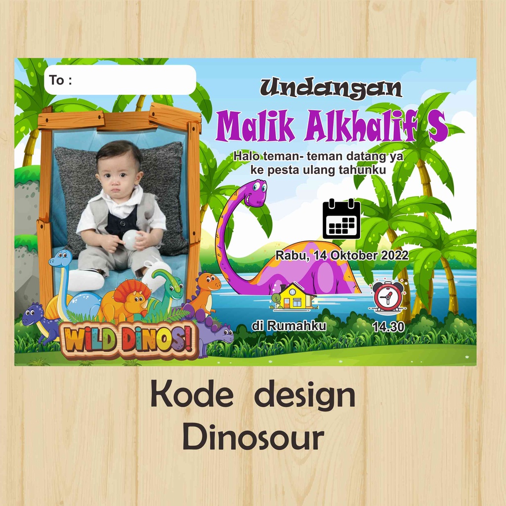 Kartu Undangan Ulang Tahun Anak Costum Foto Murah Undangan Ulang Tahun Anak Murah Undangan Ulang Tah