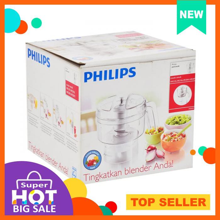 Chopper Philips Hr 2939 Untuk Giling Daging Bakso/Sosis/Nugget - Peralatan Dapur - Blender & Juicer