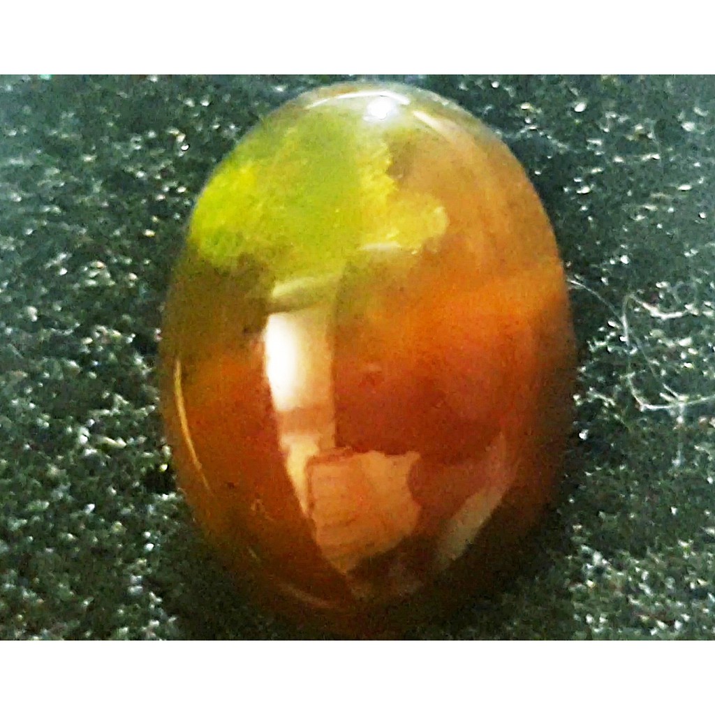 BACAN DOKO batu akik natural bacan doko majiko coklat kristal size 19,5mm
