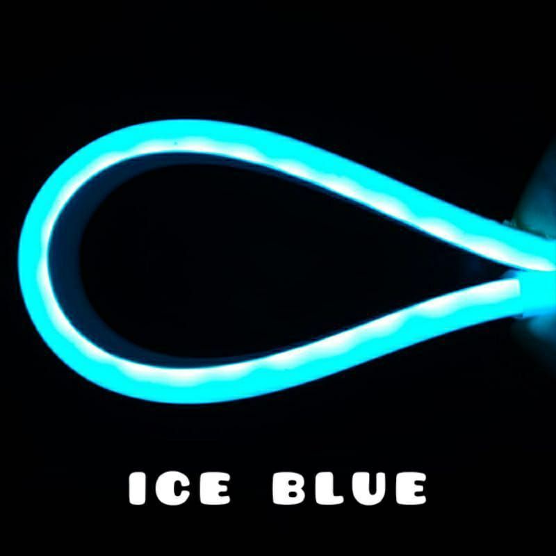 LAMPU ALIS MOTOR DRL Flexible 30 CM SILICONE BIRU MERAH PUTIH UNGU PINK ICE BLUE HIJAU