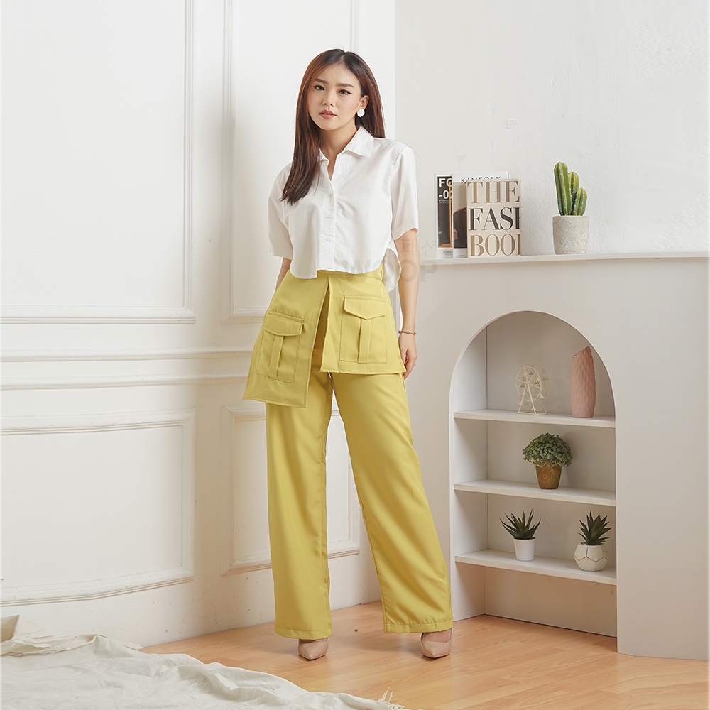 Bess Palazo Pocket Pants