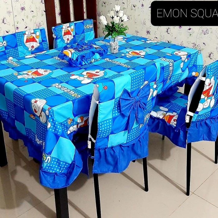 Taplak Meja Makan - Cover Kursi Makan Motif Sarung Kursi Taplak Meja Makan Murah Home Set