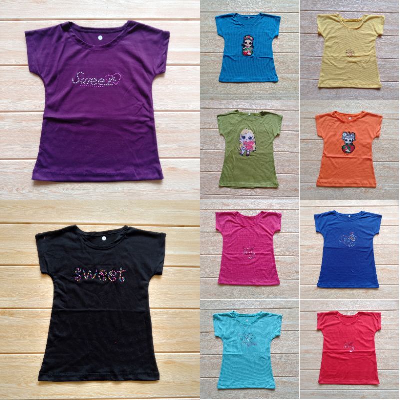 (COD) ATASAN KAOS SPANDEK USIA 1-5 th (PILIH WARNA)