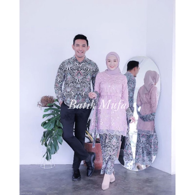 Kebaya couple KHAIRA Dusty KEBAYA MODERN Baju kebaya lamaran kebaya tunangan baju wisuda