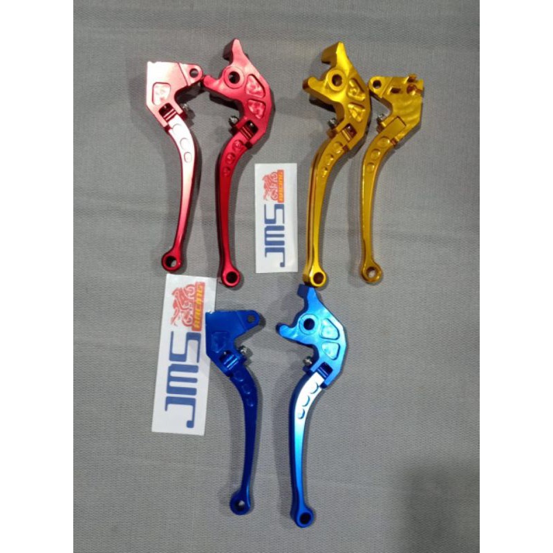 handle pegangan rem kiri kanan cnc lipat model crg honda scoopy karbu scoopy fi spacy ring 14 old