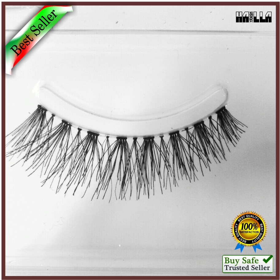 Bulu mata Palsu Fake Eyelash 415 Natural Lembut Premium Bagus Murah Kualitas Export