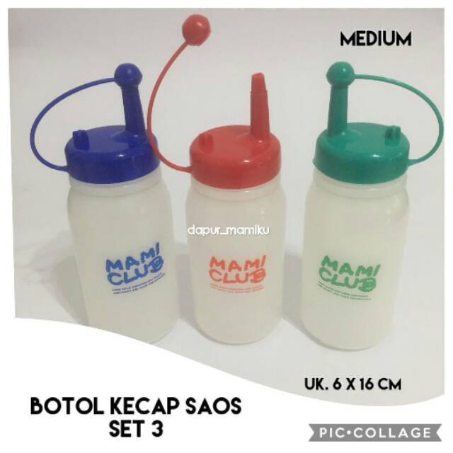 DAPURMAMI Botol Saos Kecap Minyak Goreng  MEDIUM