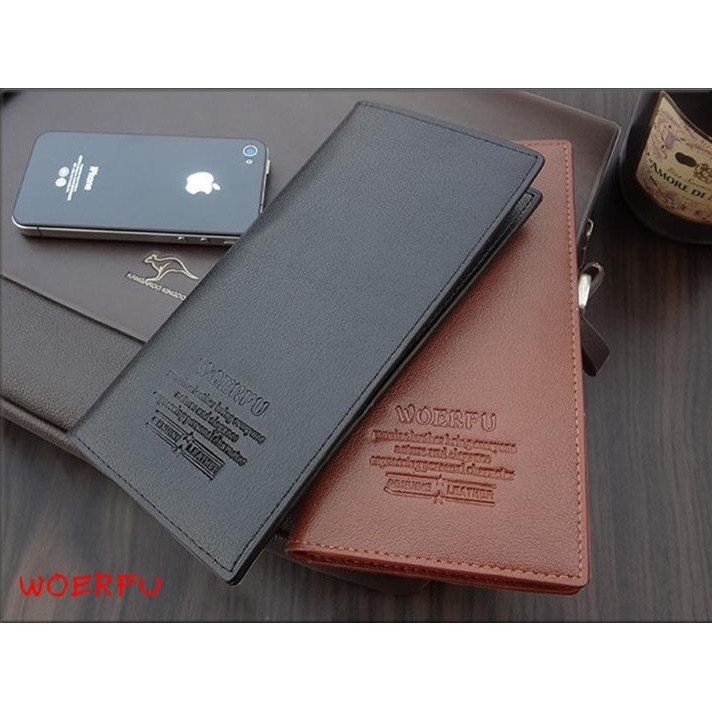 Dompet Pria Eksklusif Model Panjang Bahan Lembut