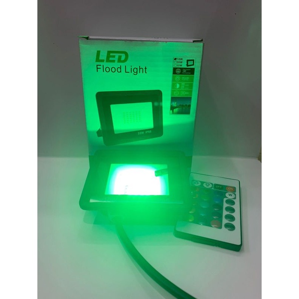 Lampu Sorot RGB Warna Warni 10W 10 Watt Slim