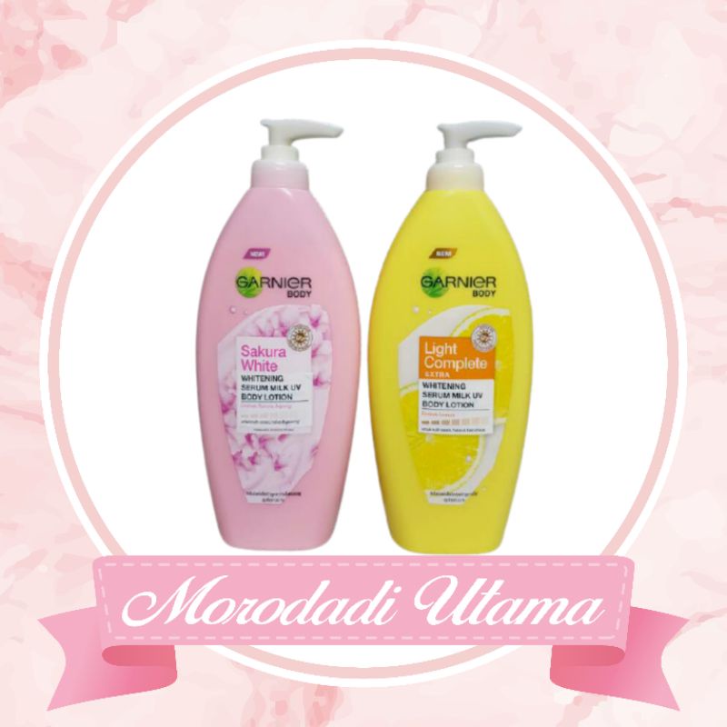 GARNIER BODY LOTION SAKURA WHITE / BRIGHT COMPLETE400ml