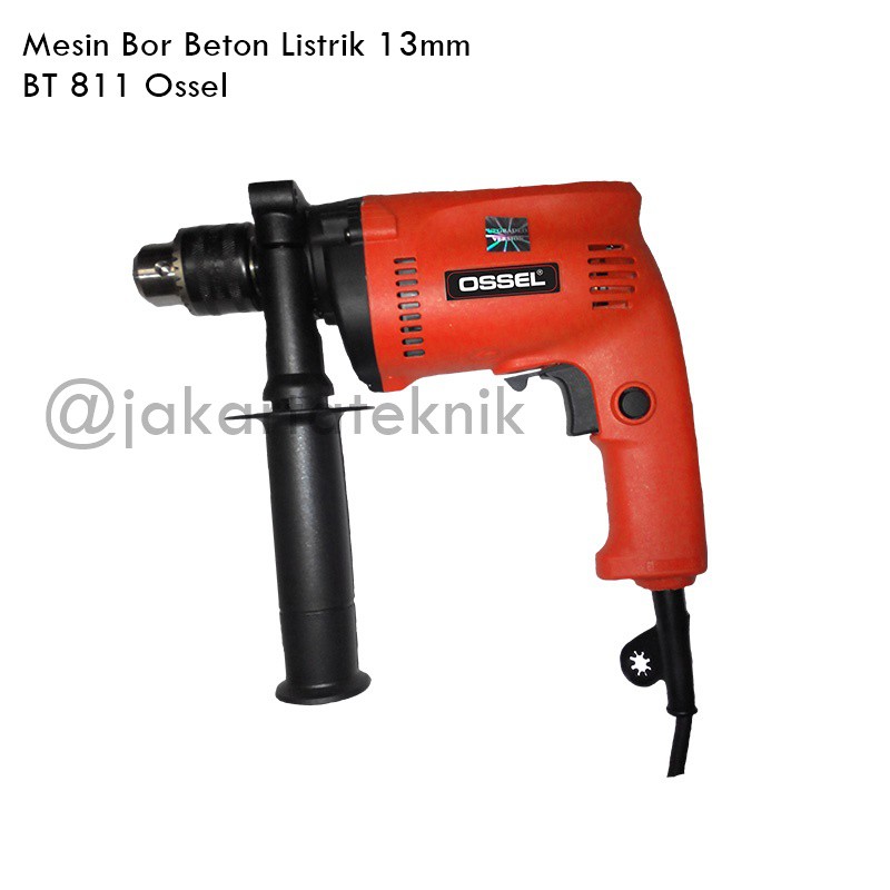 Bor tembok / Hammer drill / Mesin Bor Beton Listrik 13mm BT 811 Ossel