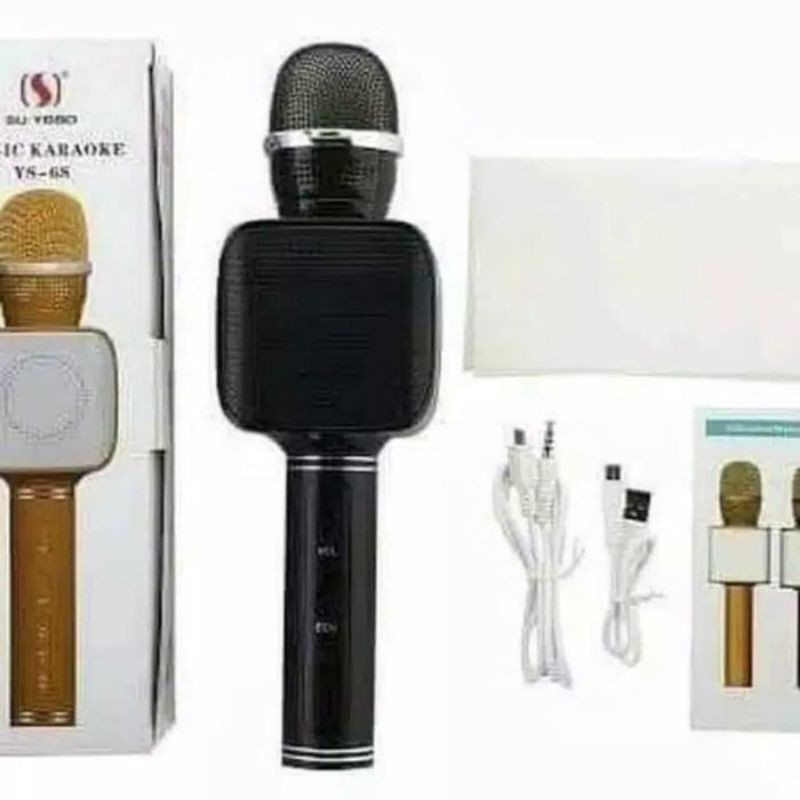 MIC KARAOKE YS- 68 BLUETOOTH SPEAKERS WIRELESS PORTABLE