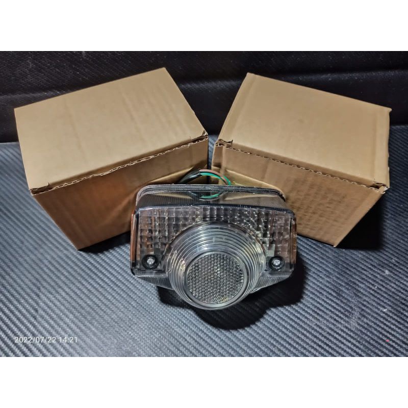 Mika stoplamp lampu belakang honda cb100 cb125 s90 benly c90 merah putih universal