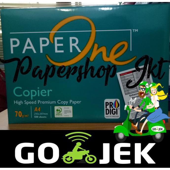 

Khusus Go-Send Termurah! Kertas Paperone A4 70 Gram Office Paper Print Anijejestore