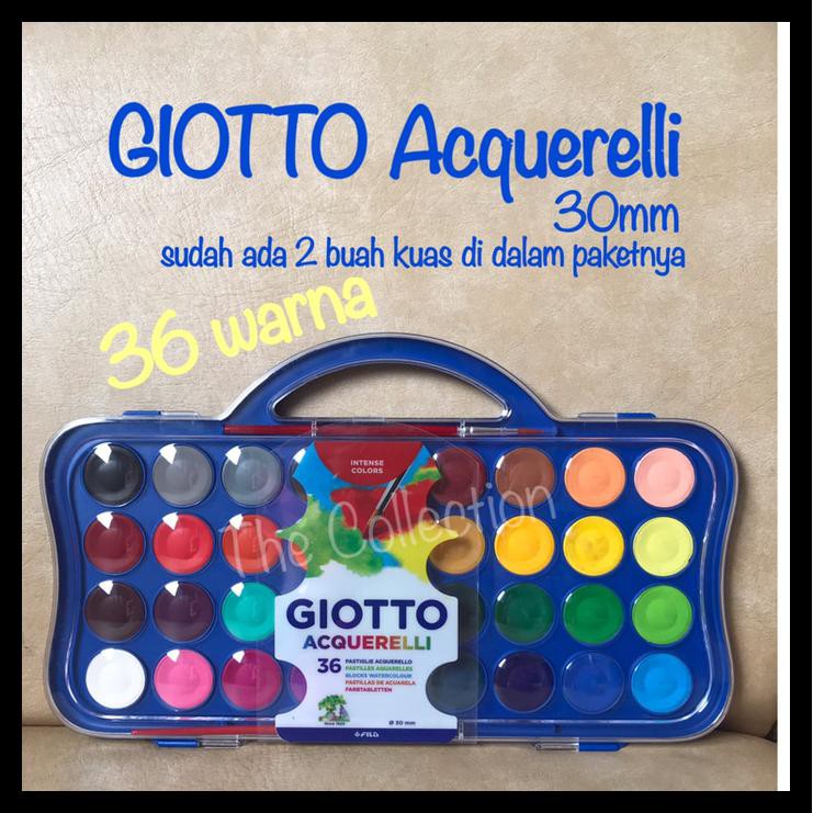 

DISKON ATK0626GT 36 WARNA GIOTTO ACQUERELLI 353600 WATERCOLOUR BLOCK CAT AIR PERALATAN MELUKIS MURAH