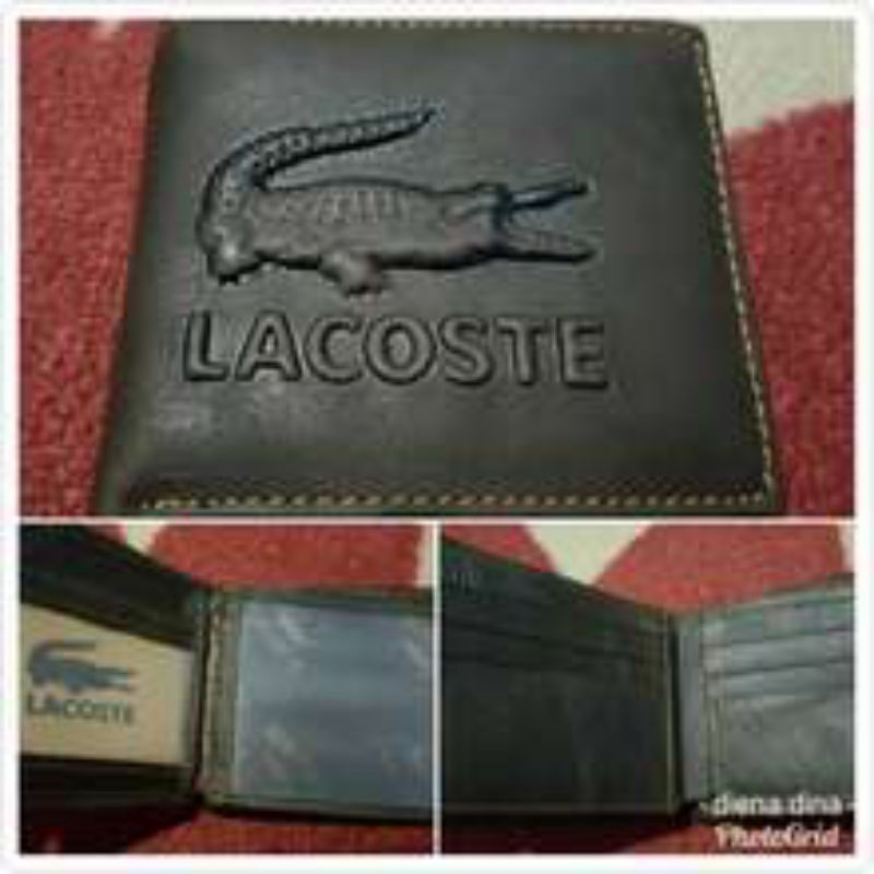 DOMPET KULIT PRIA LACOSTE ORIGINAL