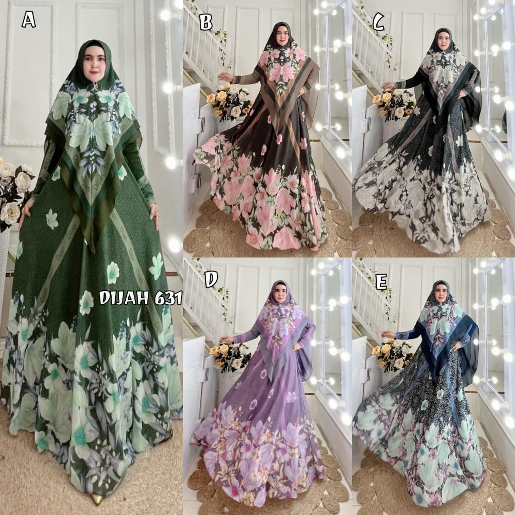Gamis DIJAH 631 Original by DIJAH