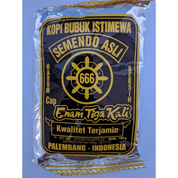 

Kopi 666 Semendo Asli 190gr