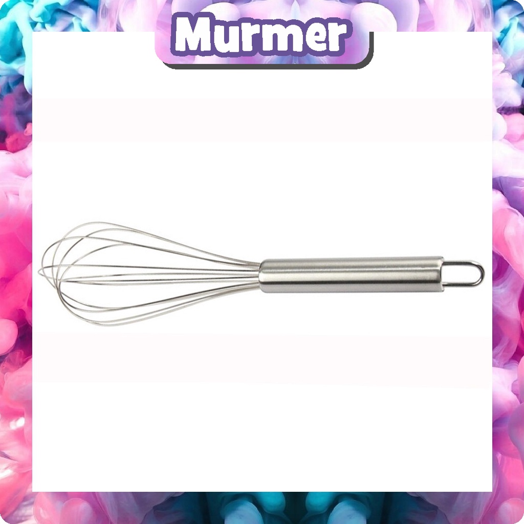 MurmerOfficial Pengocok Telur Manual Pengaduk Adonan Kue Hand Mixer Egg Whisk Stainless Steel R757