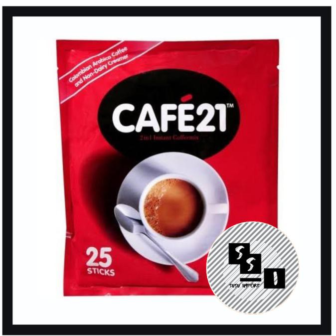 

Cafe21 / Cafe 21 Instant coffee drink/ kopi instan 25x12g