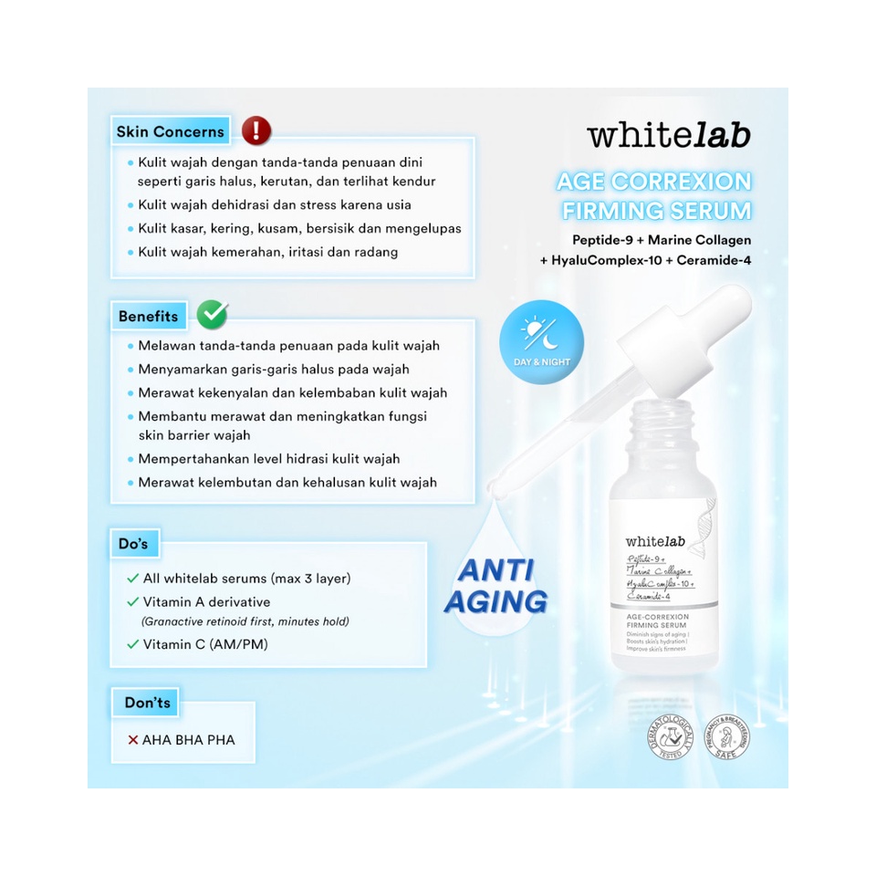 WHITELAB Age Correxion Firming Serum - 20ml